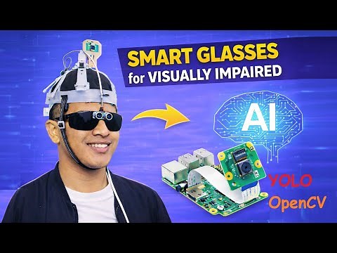 Smart AI Glass for Blind People | Object Detection for Visually Impaired using Raspberry Pi | YOLO🎯