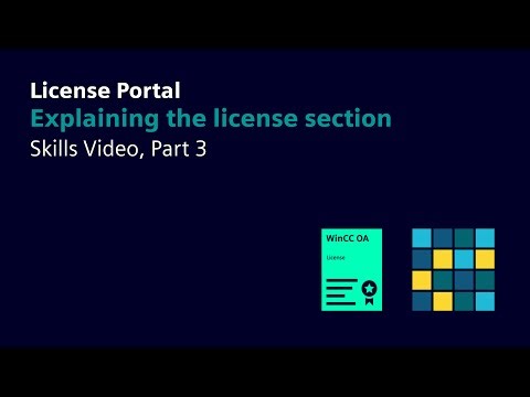 Skills Video: Explaining the license section