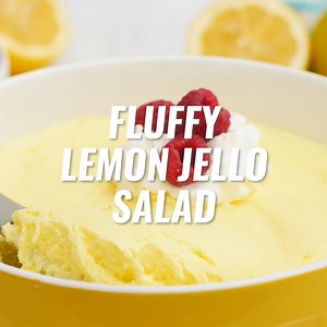 ⭐️ RECIPE ➡️ https://www.dessertnowdinnerlater.com/fluffy-lemon-jello-salad/ 🍋 LEMON JELLO SALAD (aka Lemon Fluff Dessert) is light, smooth and velvety. It melts in your mouth like mousse. This tangy dessert can be molded, sliced into squares, or spooned into cups. Serve it with whipped cream and raspberries for an extra special side dish. Perfect for barbecues, potlucks, and parties. | Dessert Now, Dinner Later