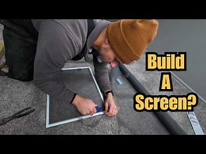 Making A Replacement Window Screen