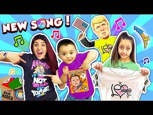 Shawn's NEW FUNnel V Fam NERF Song + Lexi's New Clothing Line LEXoxo❤️ I Be Down with the Pew