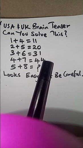 Tricky Math puzzle challenge|Can you solve this 🔥🔥?