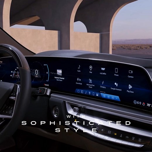 The all-electric LYRIQ makes a dramatic first impression with sophisticated style. | Cadillac