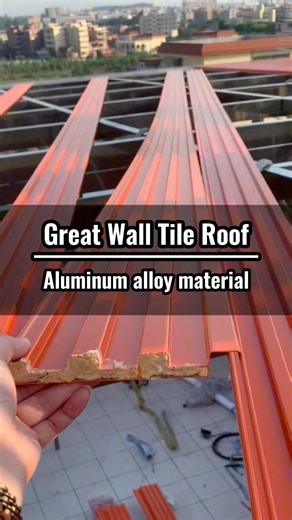 533 reactions · 16 shares | Don’t you want to install such a strong Great Wall board? #aluminum #roof #plate #greatwallboard #heatinsulation #windproof #shockproof #waterproof | Aluminum Alloy Roof | Facebook
