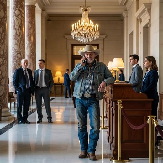 A farmer entered a hotel, but the receptionist looked at him with disdain. When he took out his phone, everyone regretted it… It was late afternoon when a man, already over fifty, entered the lobby of a luxurious five-star hotel in the city. His skin was darkened by the sun and the country winds. He wore a faded brown shirt, stained with dirt, and old, almost worn-out sneakers. At first glance, it was easy to distinguish him as a farmer from the provinces. He walked slowly to the reception desk 