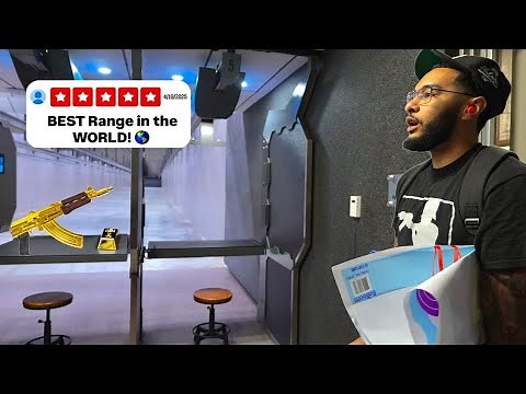 Shooting at 5 STAR Rated Gun Range in Houston, TX! 🔫⭐️