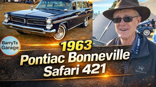 1963 Pontiac Bonneville Wagon 421 V8 - Luxury Muscle! Rich Wilkinson