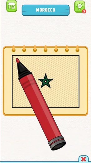 Flag of Morocco 🇲🇦 #colors #drawing #flag