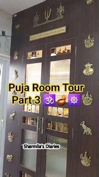 Brass Puja Items Showroom Chennai | My Own House Puja Room Tour #shorts #tamil #puja #design #ideas