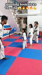 Kids Taekwondo Spinning hook kicks Traning 🔥💪😱 | Satish Kumar Rana