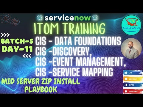 ITOM Training || Batch 5 || Day 11 || MID Server Zip Install Playbook #itom #discovery #MIDServer