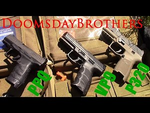 HK VP9 vs Sig P320 vs Walther PPQ - Ultimate Striker Fired Pistol