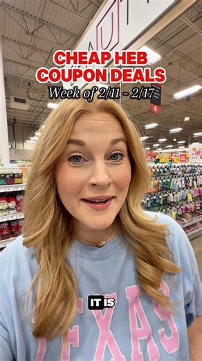 Learn to coupon with these easy deals this week at HEB! All you need are digital coupons in the My HEB app to save 👌🏼 (2/11 - 2/17) #hebdeals #deals #coupon #couponing #savingmoney | Txfrugalfinds