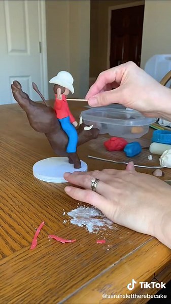 Rodeo Bull Riding Cake Sculpture | Houston Cakes