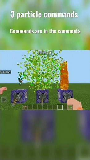 Minecraft easy particle commands #minecraft #trending #tutorial #commandblockhacks #commandblock