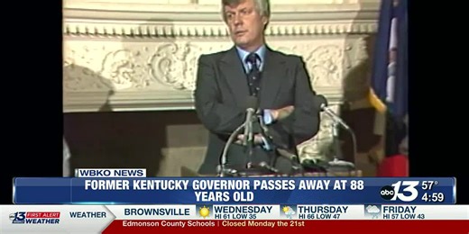 WATCH LIVE: Memorial service held for former Kentucky Governor John Y. Brown Jr.