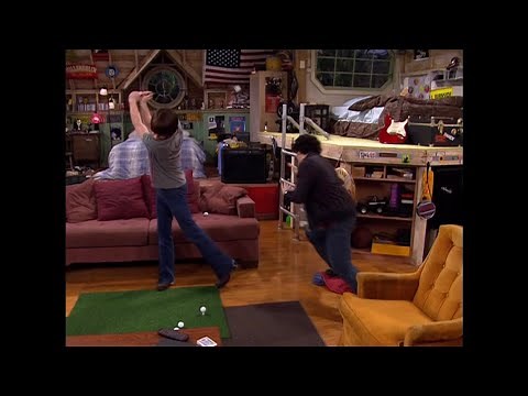 Drake & Josh - Drake Plays Golf In The Room, Causing Conflict