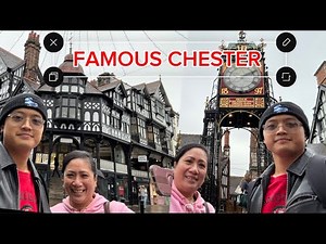 Chester Travel Vlog | Visit to Chester Cathedral, Walking Roman Walls & Eastgate Clock