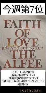 THE ALFEE FAITH OF LOVE 566th The Best Ten #shorts