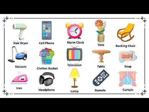 Everyday Objects And Household Items - English Vocabulary