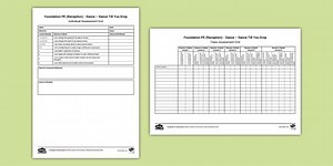 Foundation PE (Reception) Dance - Dance Till You Drop Assessment Pack