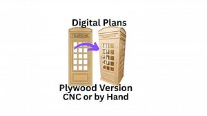 Telephone Booth Version 2 Backdrop PLANS With Measurements- DIGITAL DOWNLOAD (these Are Only Plans on How to Build Yourself) - Etsy