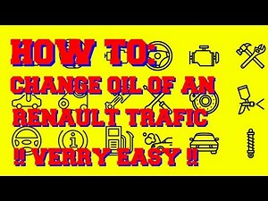 HOW TO: OIL CHANGE RENAULT TRAFIC *easy*