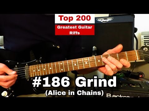 GRIND - Alice in Chains. Top 200 GOAT Guitar Riffs. Guitar Lesson / Tutorial.