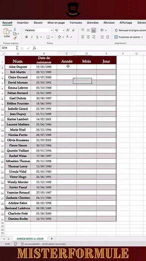 10K views · 95 reactions | Pas besoin d’extraire manuellement l’année, le mois où le jour d’une date sur Excel !! Tu peux tout simplement utiliser les fonctions ANNÉE, MOIS et JOUR ! N’hésite pas à mettre en commentaire quelle démonstration de fonctions tu veux voir #excel #exceltips #exceltutorial #excelpro #excelfrancais #apprendresurtiktok #Pro2Excel | Pro2Excel-AI | Facebook