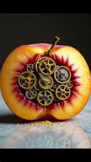 clock gears instead of a pit. #aianimation #aigenerated #aireels #aivideo #aiviral