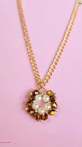 9.9K views · 252 reactions | DIY Beautiful Pendant Necklace  | Wedding Decoration Ideas | Facebook