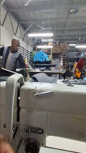 How to Thread a GC6-7 Industrial Walking Foot Sewing Machine 🧵 #shorts