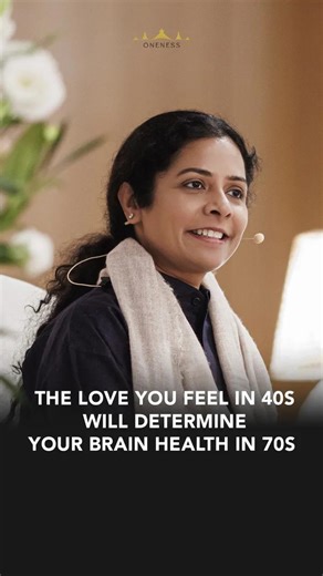 15K views · 535 reactions | "Heart connection isn’t just love, it’s medicine for your brain. The love you nurture in your 40s shapes the health of your brain in your 70s. Have you awakened to this heart connection? Explore a life of abundance in wealth, joy, love, and peace — visit us at: https://smpl.is/acdnh and https://smpl.is/acdnf" | Sri Preethaji & Sri Krishnaji | Facebook