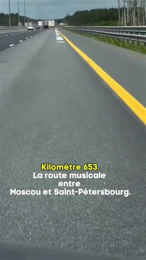 Tsar Voyages| de Kaliningrad au Kamtchatka on Instagram: "🎶 La route qui joue de la musique Entre Moscou et Saint-Pétersbourg, au kilomètre 653, la route devient… musicale. Oui, en voiture, les pneus font la mélodie 🎼 Si vous voyagez en voiture, ne ratez pas ce petit moment ludique et inattendu sur le trajet. Une pause qui fait sourire — adultes comme enfants. 👉 Plus d’idées et de conseils : notre Telegram, lien dans la bio. #tsarvoyages #tsarvisit"