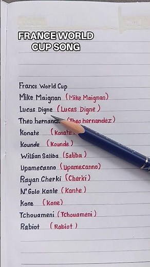 🇫🇷🌍 France (World Cup song 2026) lyrics #france #worldcup #lyrics