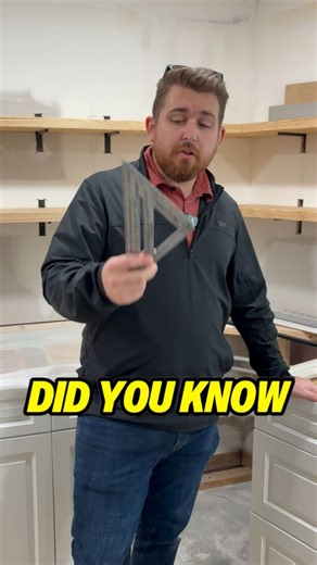 If it touches the speed square, it’s automatically correct. No thinking required. Just square it. Not sure what you’re doing? Add a speed square. #funnyvideos #construction #reaction #HomeImprovement | Home Love Projects