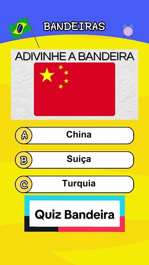 Esta bandeira é de qual país? Tente adivinhar. #quiz #adivinhe #bandeiras