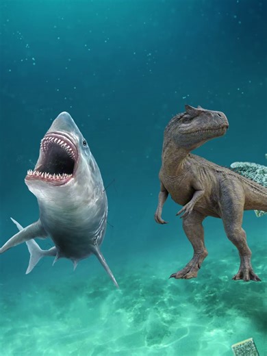 Megalodon (The Meg) VS Jurrasic World Dinosaur #jurassicworld #battle