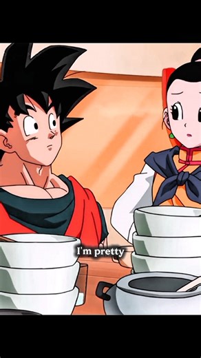 Chi-Chi Encourages Goku To Eat!
