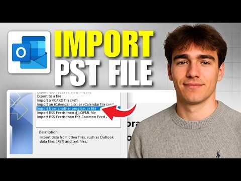 How to Import a PST File in Outlook (Tutorial 2026)