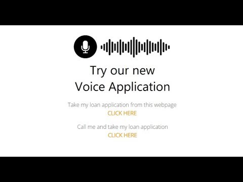 Now Offering AI Voice Loan Applications for any & all lenders!