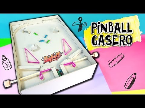 DIY: HOMEMADE TOYS - How to Make a PINBALL with CARDBOARD