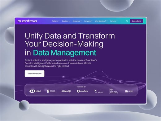 [Case Study] Enterprise Website Design for Quantexa