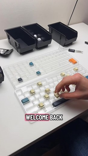 Custom Keycaps Order Packing Experience