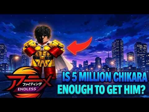 I SPENT 5M CHIKARA TO GET SERIOUS SAITAMA 🔥 | Anime Fighting Simulator: Endless