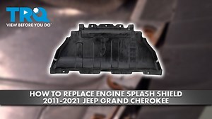 How to Replace Engine Splash Shield 2011-2021 Jeep Grand Cherokee