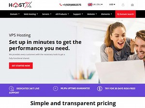 HostX WHMCS Web Hosting Theme & Template - 40% Off