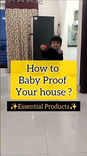 how to baby proof your house? babyproofing #newmom #parentingtips