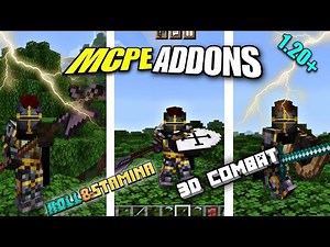 💥Minecraft : Best 3D Combat / Medieval Survival Addons For MCBE/MCPE 1.20+
