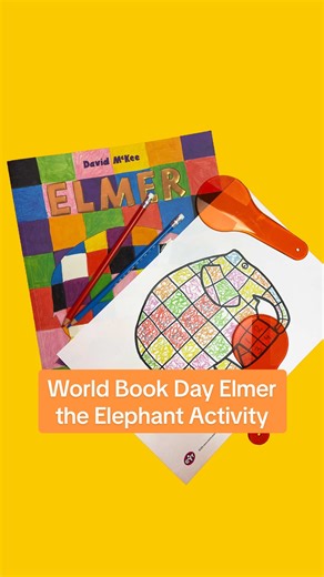 Elmer the Elephant Letter Hunt 🌈 Colour in your own patchwork elephant and hide letters by using a blue pencil first. Next, cover the letters with red scribbles. Hold the transparent colour paddle over Elmer to find the hidden letters! 📚 Find our patchwork elephant template and more through the link in our bio! #ScienceForKids #ActivitiesForKids #STEM #EarlyYears #WorldBookDay